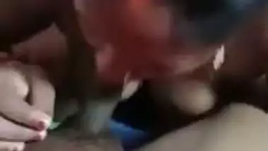 Desi Bihari milf gives a deep blowjob to her husband