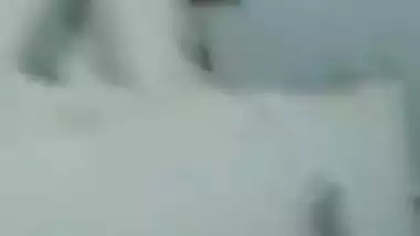 Flashing to neighbor desi aunty