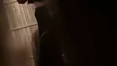 Lovers in restaurant having romance and GF sucking dick