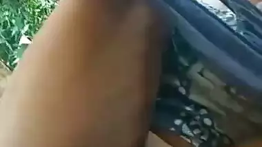 Local village lady showing big boobs and hairy choot