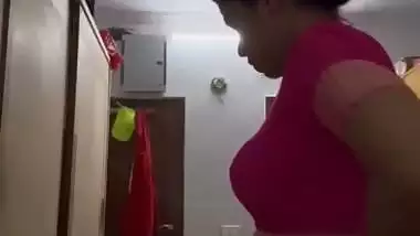 Marathi wife wearing saree after viral nude body showing