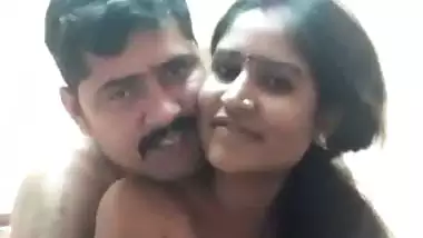 South Indian couple smiling doggy fucking at home