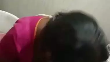 Poor maid gives a desi blowjob to her horny owner