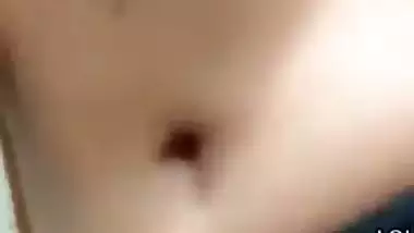 Lonely wife in relationship with lover goes nude