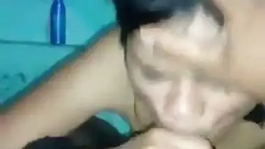 Local Indian callgirl sucking cock trying to avoid camera