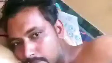 Village couple romantic foreplay