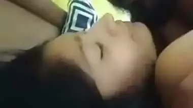 Big guy enjoys romantic sex with his cute GF