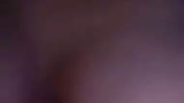 Dark nipples desi girlfriend on video call topless at night