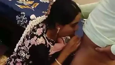 Horny cousins wild foreplay and oral sex at home