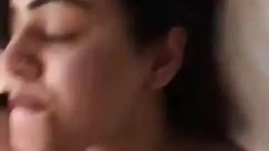 Big boob Bangali girl gives a boobjob to her lover