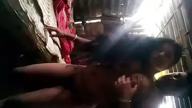 Village wife turns horny with husband viral sex