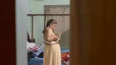 Mom wearing bra caught by horny son viral incest