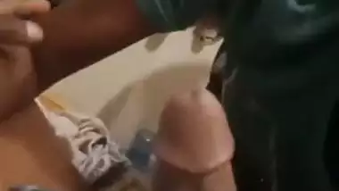 South Indian lady sucks a dick like a piece of chocolate