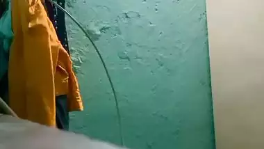 Sexy mom dress change caught by horny son viral MMS