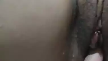 Brown haired cam girl boob pressing and pussy fingering