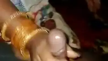 Bihari Bhabhi giving blowjob to devar.