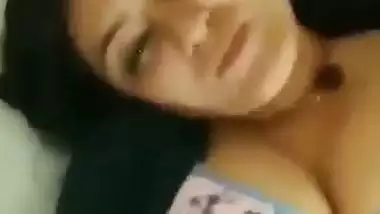 Young guy fucks his busty office colleague in a hotel room