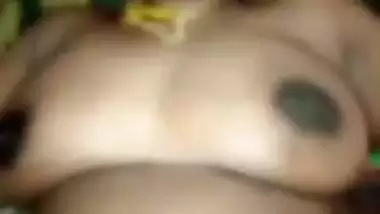 Tamil wife hairy pussy drilling with big dick of husband