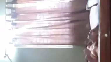 Young lovers homemade sex in missionary style