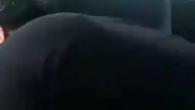 Desi college couples sex in public car