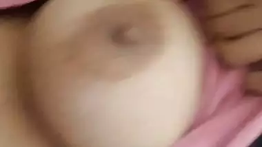 Bangladeshi girl Garima shows round boobs on video call