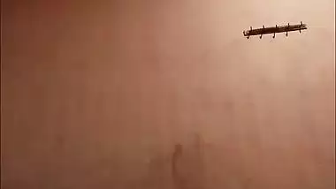 Tamil wife bathing caught on camera in hotel room