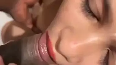 Thick dick blowjob by horny Indian sex girl